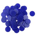 thumbnail image 1 of 100 Fichas de Bingo de Plástico Azul y Plata Sunnimix Juguete para Niños Interior Exterior, 1 of 4