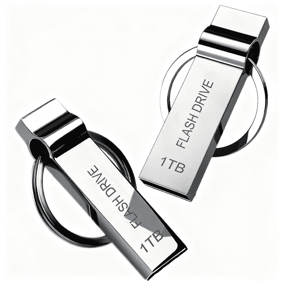 USB 3.1 Flash Drive 1TB Flash Drive High Speed Thumb Drive Rotatable Design Memory Stick for Computer Zip Drive USB Backup Jump Drive - Silver