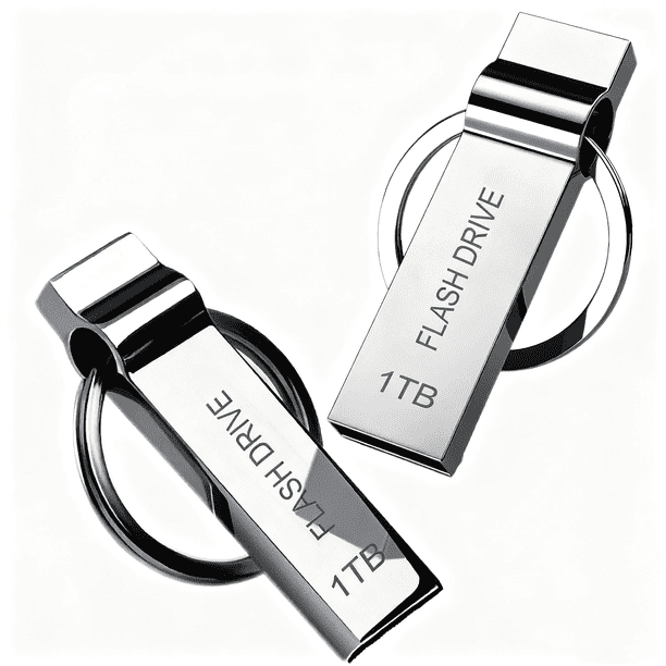 USB 3.1 Flash Drive 1TB Flash Drive High Speed Thumb Drive Rotatable Design Memory Stick for Computer Zip Drive USB Backup Jump Drive - Silver
