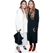 Mary-Kate And Ashley Olsen (Duo 3) Mini Celebrity Cutout Standee