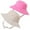 Beige+Rose Red, variant on Baby Sun Hat Wide Brim Beach Bucket Hat Kids Boys Girls Summer Breathable Fisherman Hat UV Protection Bucket Hat