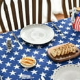 thumbnail image 4 of Sm:)e 4th of July Tablecloth 60 x 84 Inch, Patriotic Independence Day US Flag Table Cover Rectangle, 4 of 7