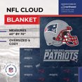 thumbnail image 2 of New England Patriots NFL Couverture Double Face - Marine, 2 of 6