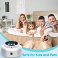 thumbnail image 3 of BIMZUC Ultrasonic Mice Repellent 360° Rat Deterrent Device with 4 Modes 25-50kHz Versatile Indoor Pest Repeller for Home Basement Garage, White, US Plug (5.51 inches / 14.00 cm), 3 of 7