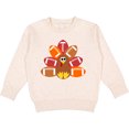 thumbnail image 2 of Inktastic Thanksgiving Cute Football Turkey Toddler Sweatshirt, 2 of 4