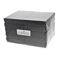 thumbnail image 3 of Paquete de 10 cajas de regalo y venta al por menor de joyería de color negro mate rellenas de algodón Tamaño: 7 "x 5" x 1-1/8 "pulgadas por R J Displays, 3 of 4