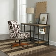 thumbnail image 2 of Linon Evolution Trellis Stripes Power Loomed Polyester 5'x7'6" Rug in Beige, 2 of 4