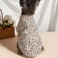 thumbnail image 6 of Leopard Printing Dog Costume Cute Adorable, Breathable High Elasticity - Dress-up Lapel Collar - Pet Dog Short Sleeve Shirt Outfit for Outdoor, 6 of 8