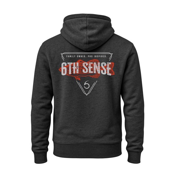 6th Sense Heavyweight Pullover Hoodie, Premium Cotton Blend Fleece Sweatshirt for Cold Weather Wear