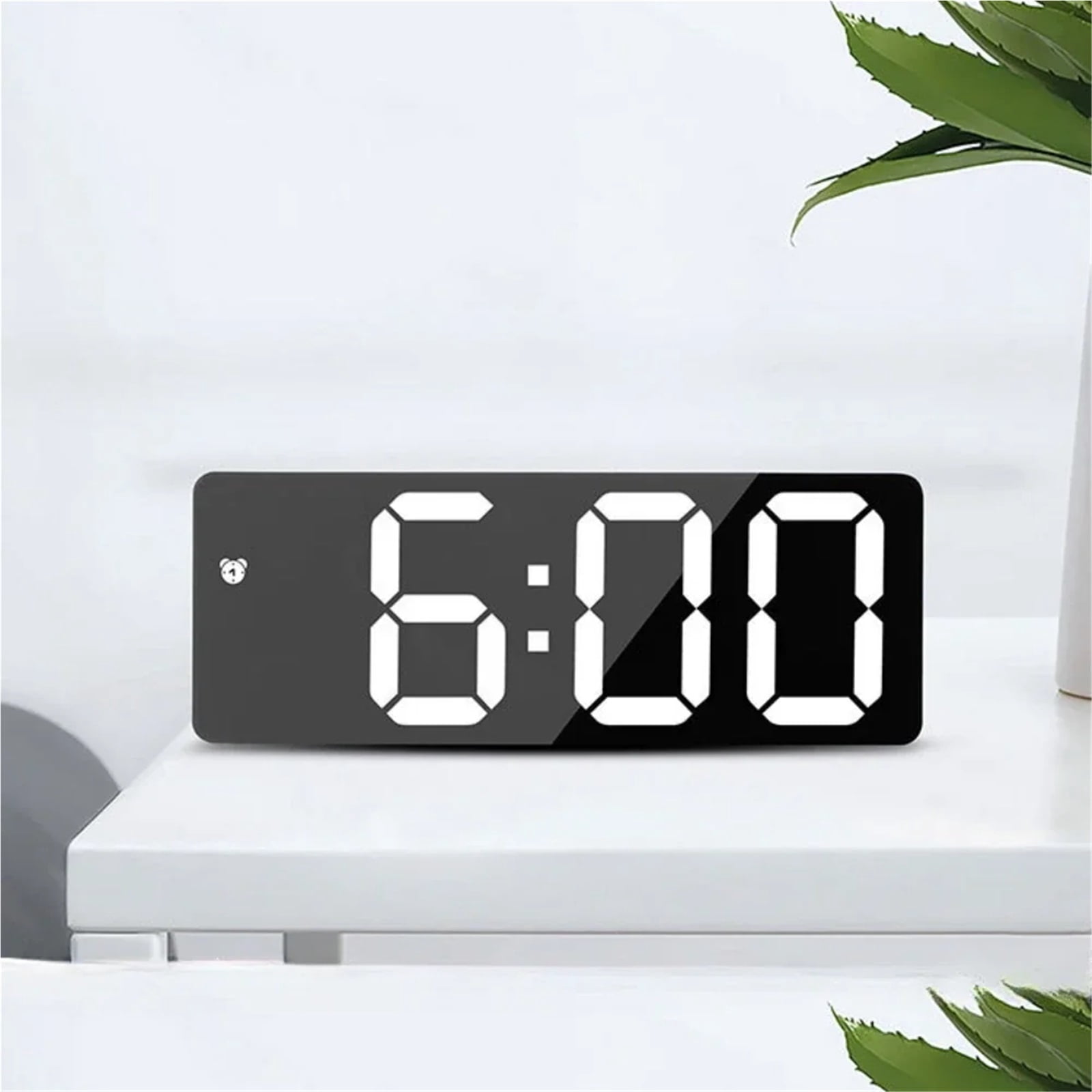 LED Digital Electronic Clock Backlit Large Digital Alarm Clock Temperature Calendar Bedside Table Lamp Night Light Home Decor