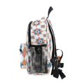 thumbnail image 4 of FORMRS School Backpack with Front Zippered Pocket 12" Student Travel Daypack, Blue Abstract Pattern, 4 of 6