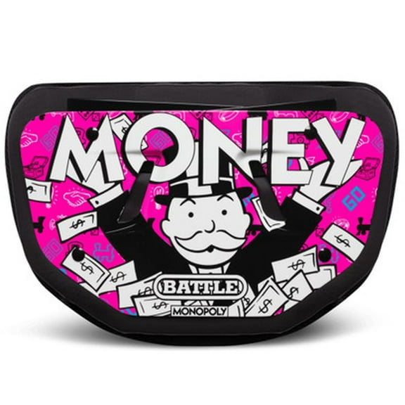 Battle Sports  Youth Backplate "Money Man 3.0" - Neon Pink