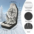 thumbnail image 5 of Garronmavis Mountains Fuzzy Car Seat Covers Polyester Comfort Washable Cars Seats Cover, 5 of 7
