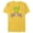 Yellow, variant on Disney Mickey Mouse Sitting Down Retro Pop Art - Short Sleeve Blended T-Shirt for Adults - Customized-Yellow