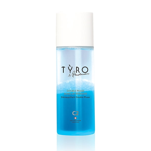 Tyro Removedor de maquillaje Desmaquillador de doble fase 4.23 oz Tyro Tyro Removedor de maquillaje 4.23 oz