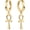 Ankh Cross, variant on Gold Hoop Earrings 14K Glod Plated Lightweight Huggie Hoops Dangle Snake Lock Love Heart Earrings for Women Hypoallergenic Earrings Dainty Wear