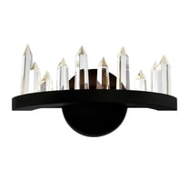 CWI Lighting Juliette Transitional Metal LED Wall Sconce in Black