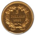 thumbnail image 3 of 1883 $3 Gold Princess MS-63 PCGS, 3 of 3