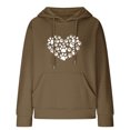 thumbnail image 4 of DPTALR Women Print Round-Neck Long Sleeve Loosen Single Sweatshirt Tops Pullover Blouse, 4 of 4