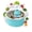 Blue, variant on Electric Salad Spinner & Fruit Washer, Cordless 3-Speed Vegetable Washer Spinner Bowl, Automatic Fruit Cleaner Spinner, Lettuce Produce Washer for Berries, Grapes & Veggies