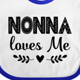 thumbnail image 4 of Inktastic Nonna Baby Clothes Grandchild Girls Baby Bib, 4 of 4