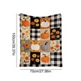 thumbnail image 4 of FEOLGEHLY Soft Throw Blanket, Orange Throw Blanket, Throw Blanket For Couch, Throw Blankets Clearance, Sofa Throw Blanket for Home Office Thanksgiving Halloween Decorations 28 x 39 in (A), 4 of 6