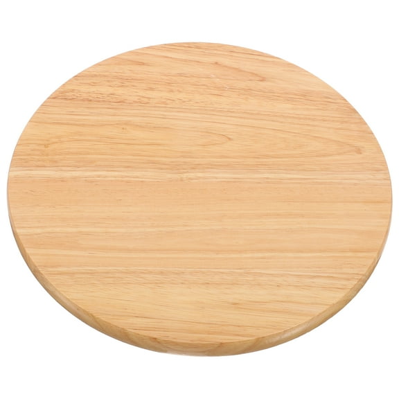 HOMEMAXS  Plant Stool Furniture Solid Wood Round Panel Iron Accessories