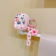 thumbnail image 5 of AirPods Pro Case Floral, Caselix Cute Pink Flower Women Apple Airpods Pro Cover Case Protective Shockproof with Keychain for Apple AirPods Pro Charging Case, 5 of 6