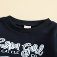 thumbnail image 3 of Baby Sweatshirt Letter Long Sleeve Pullover T-shirt, 3 of 6