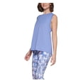 thumbnail image 2 of Calvin Klein Performance Womens Dropped Armhole Tank Top Hyacinth S, 2 of 3