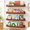Walnut-Ledge Shelf 16.5" x 4.7", variant on Walnut Rod Shelf 16.5" x 4" Scalloped Floating Wall Shelves Set of 3