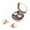 mocha, variant on Compact mini wireless earbuds, perfect for discreet use during sports, sleep, work, and in the classroom, enjoy high-quality bass with these earbuds. Suitable for both men and women