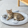 thumbnail image 4 of Cama refrescante para todas las estaciones para perros y gatos, alfombra ligera y transpirable para dormir, funda portátil para sofá en climas cálidos, de 51x42 cm o 63x52 cm., 4 of 6
