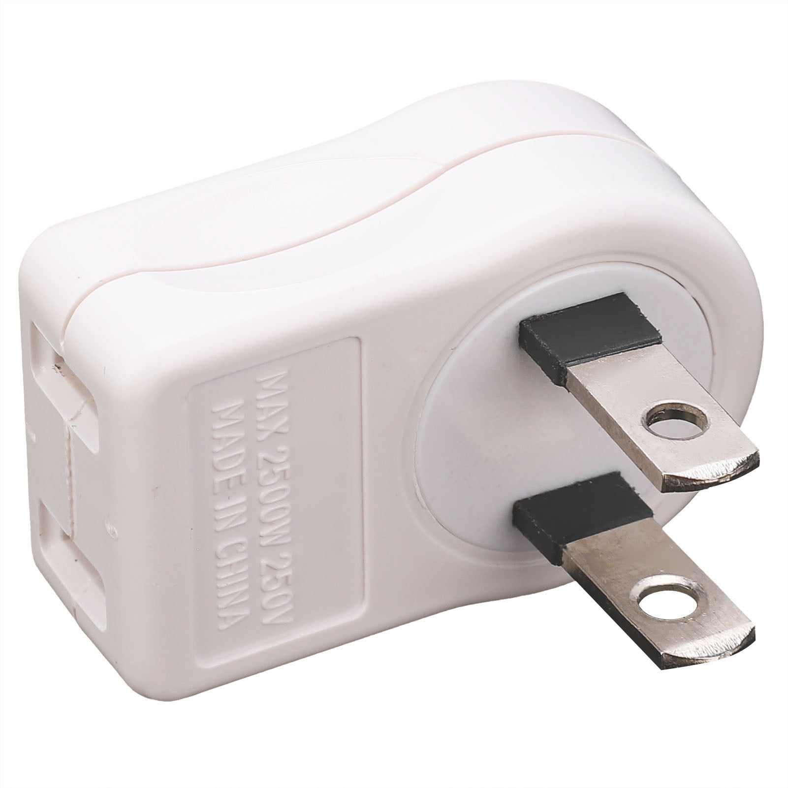 "Zerodis 90 Degree Angled Plug Adapter For Power Outlet Plug For