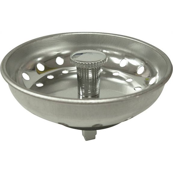 Worldwide Sourcing 11959-3L Basket Strainer/Peg Post, Stainless Steel