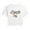 WHITE, variant on Peanuts - Easter Egg Baseball - Juniors Cropped Graphic T-Shirt