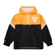 thumbnail image 2 of Men's Mitchell & Ness Tennessee Orange/Black Tennessee Volunteers Tie Breaker Logo Vintage Lightweight Anorak Half-Zip, 2 of 5
