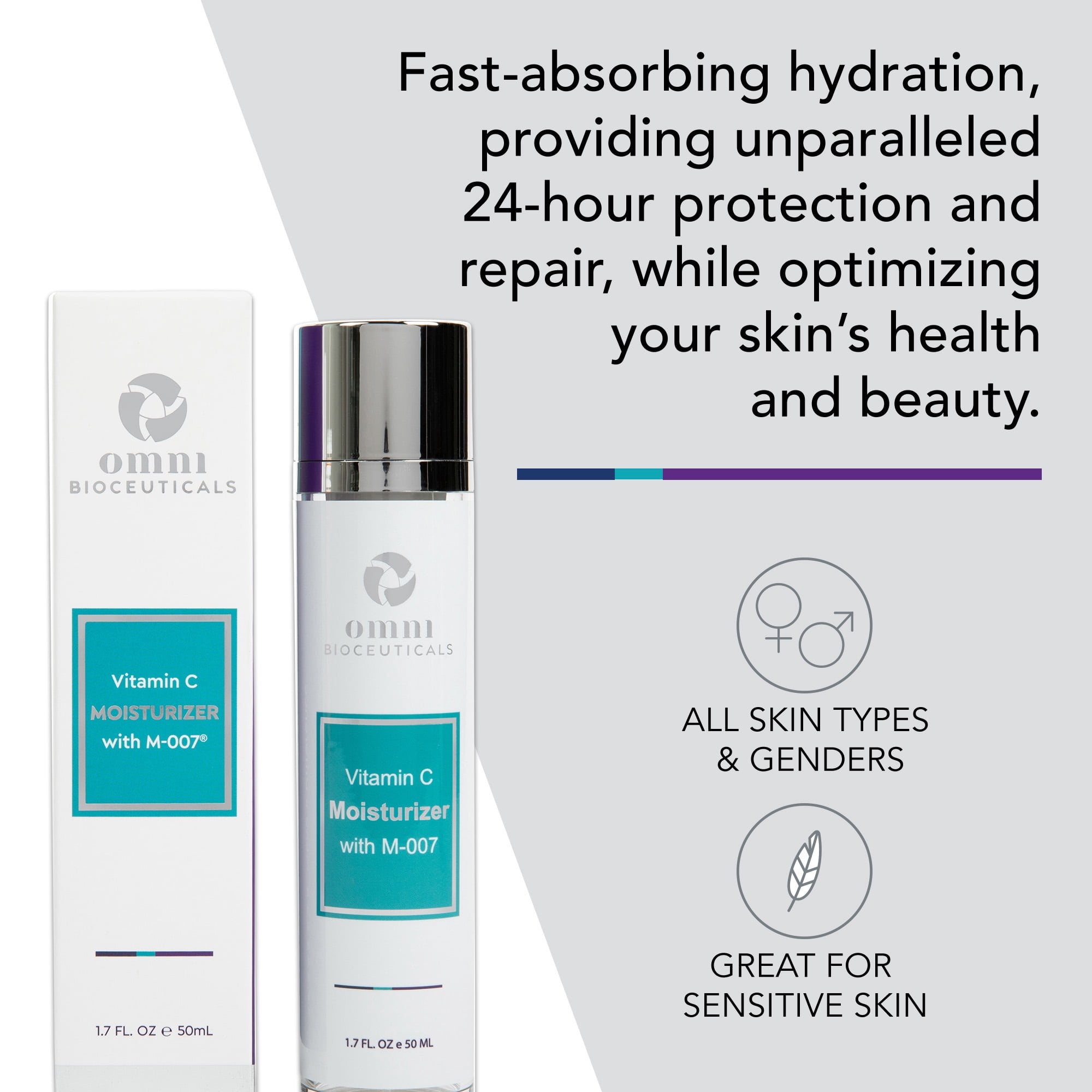 Omni Bioceuticals Daily Revitalizing Moisturizer with Vitamin C & M-007®