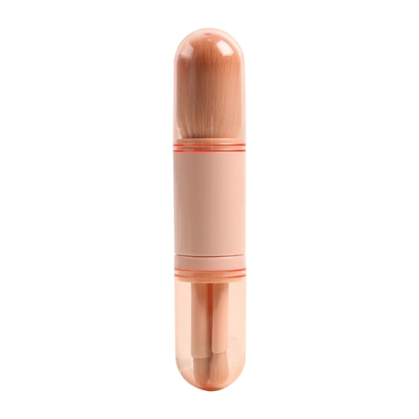 Pinceles de maquillaje, kit de maquillaje, pincel de maquillaje cuatro en uno, herramienta de belleza, pincel de ojos, pincel de maquillaje retráctil, pincel de maquillaje portátil, pincel de maquilla