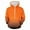 Mens Sweatshirts & Hoodies Orange, variant on S-4X Plus Size Mens Big & Tall Hoodies with Pocket Pullover Fleece Lined Sweatshirts Long Sleeve Trendy Gradient Printed Thermal Warm Hoodie Tops