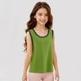 thumbnail image 2 of Tkrady Kids Girls Summer Soft Breathable Vest Tops Casual Loose Clothes, Sizes 1-12 Years, 2 of 6