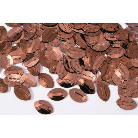 CONFETTI FOOTBALLSBROWN 12 PACK