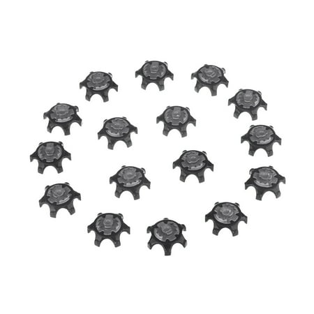 16Pcs Black Easy Replacement Spikes Ultra Thin Cleats for Golf