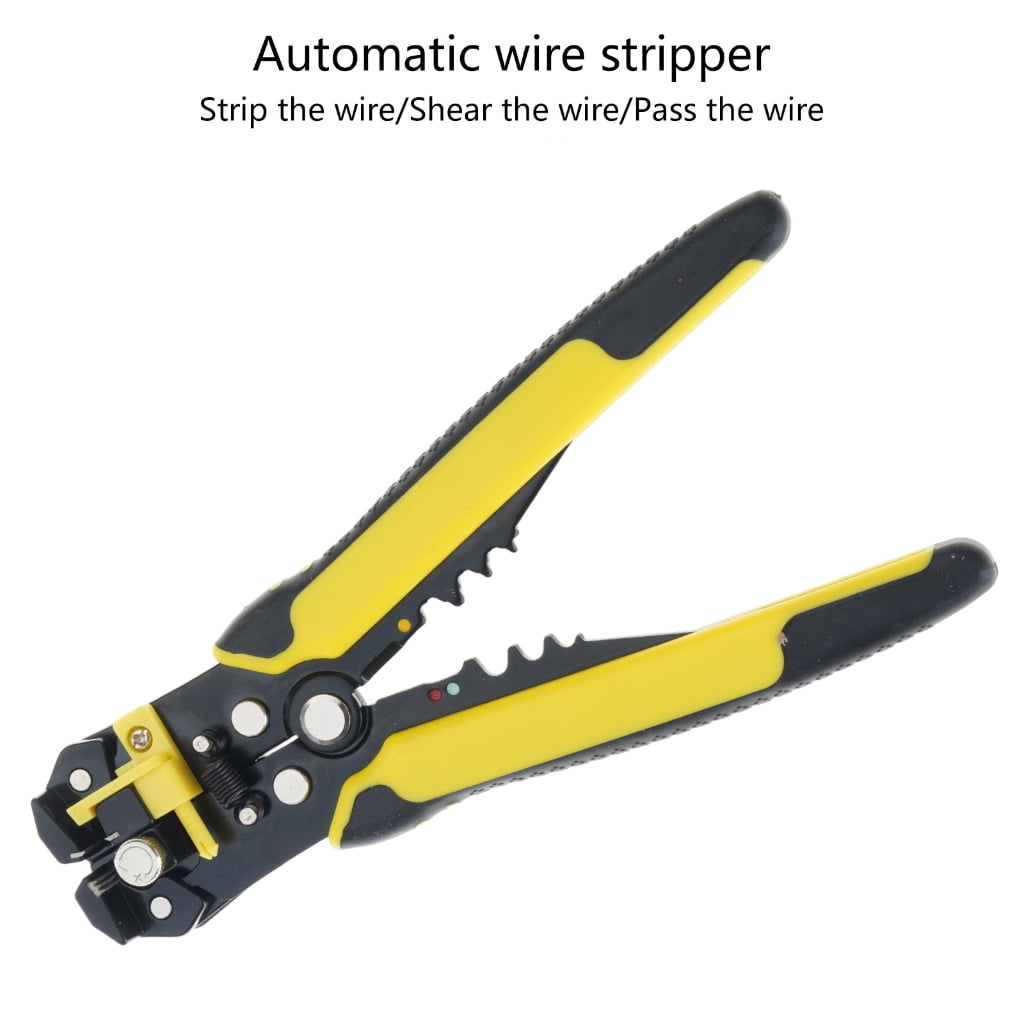 Multi Purpose Automatic Wire Stripping Crimping Cutting Tool Ergonomic Grip For Engineers