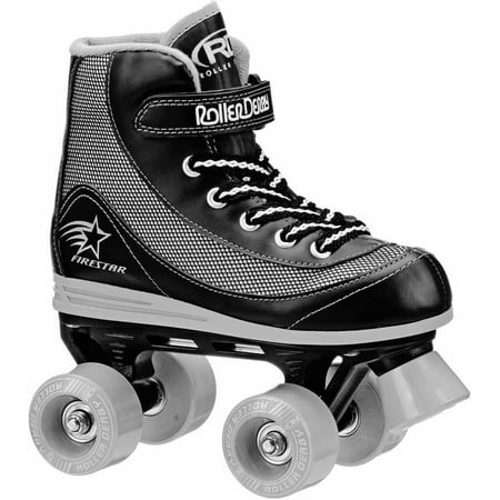 Roller Derby Boys' FireStar Quad Roller Skates, Black/Grey - Walmart.com
