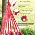 thumbnail image 3 of Widen Double Person Hammock Portable Travel Hanging Hammock Swing Sleeping Bed Lazy Chair Canvas Hammocks, 3 of 9