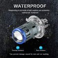 thumbnail image 5 of Motorcycle led headlight accessories lens bulb dual color H4 H6 BA20D, 5 of 10