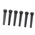 thumbnail image 3 of Guitar Bridge Pin Set, Plastic Clarity Increasing 6Pcs Guitar Bridge Pin Kit Black Stable  For DIY Blue Head Type,Red Head Type, 3 of 8