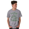 thumbnail image 4 of Alien UFO Passing Through Cute Funny Plus Size Crewneck Graphic Tee Shirt Brisco Brands 2X, 4 of 5