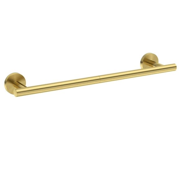 USHOWER Brushed Gold Towel Bar, 18-Inch Towel Racks for Bathroom Wall-Mounted, SUS304 Stainless Steel Towel Rod Modern Home Decor (Total Length 20-Inch)